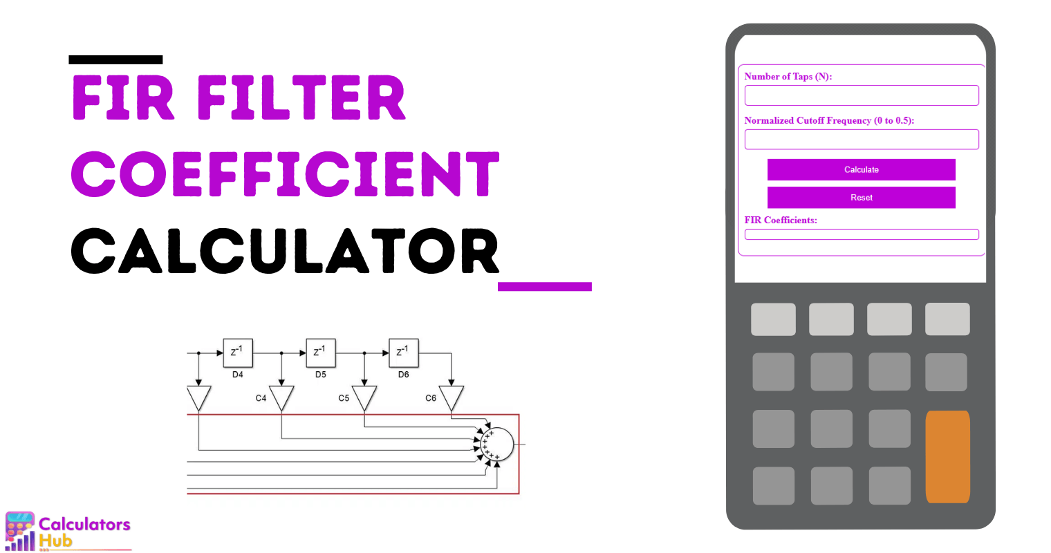 Calcolatrice del coefficiente di filtro FIR