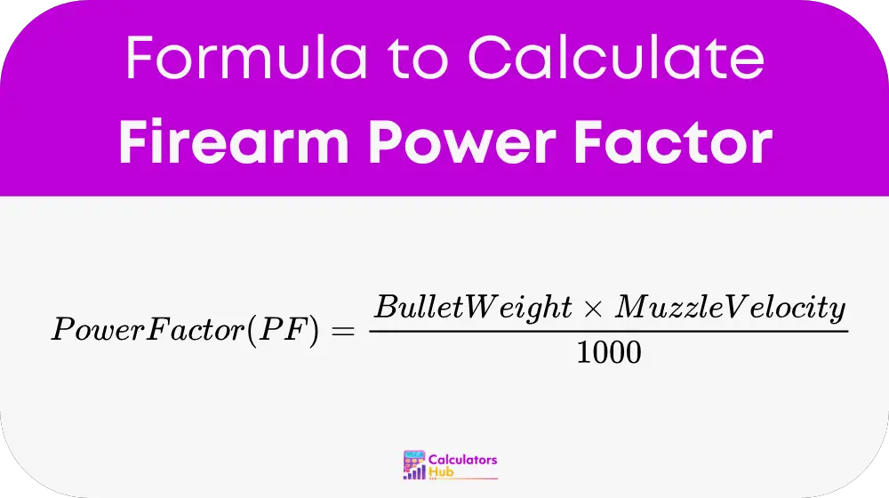 Firearm Power Factor
