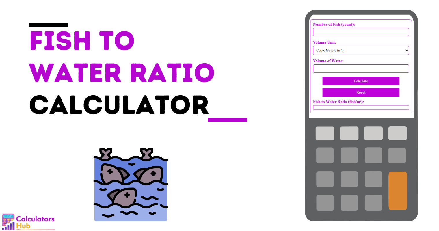 Fish To Water Ratio Calculator