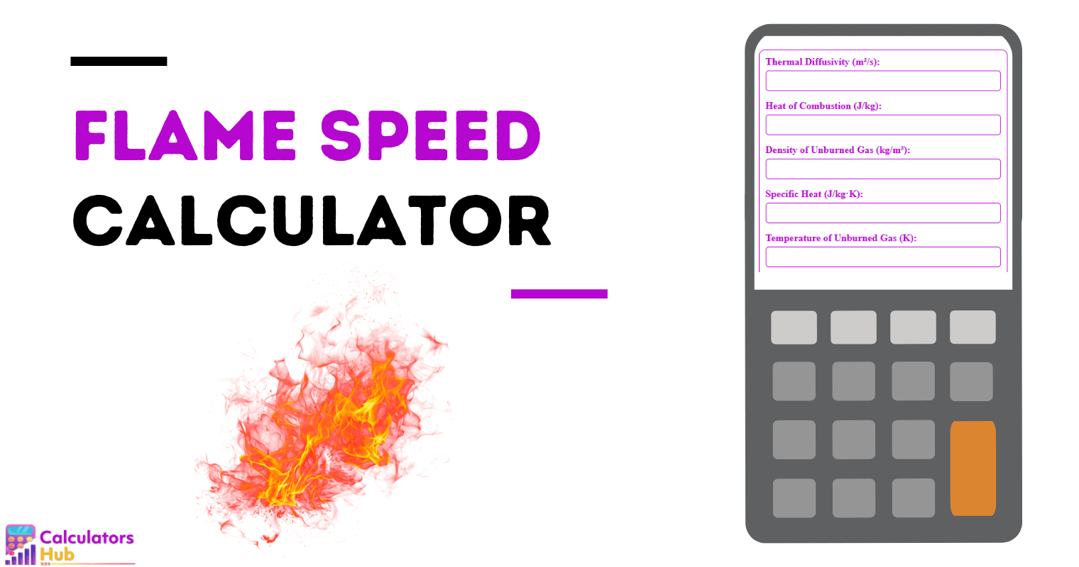 Flame Speed Calculator