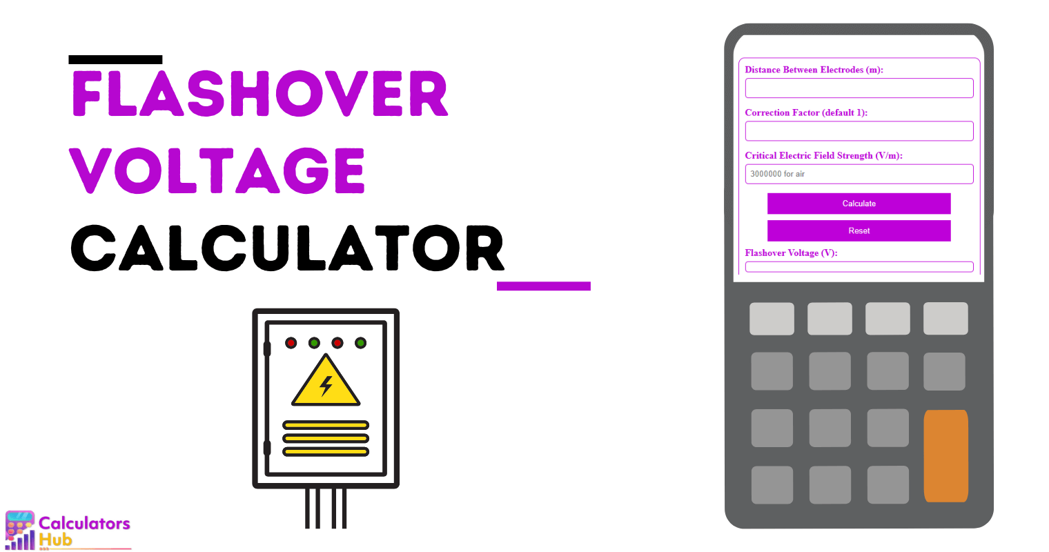 Flashover Voltage Calculator