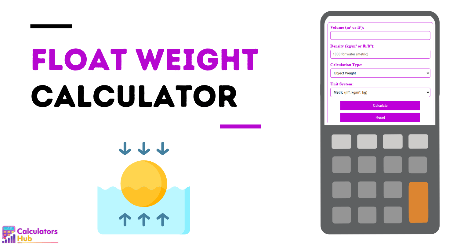 Float Weight Calculator