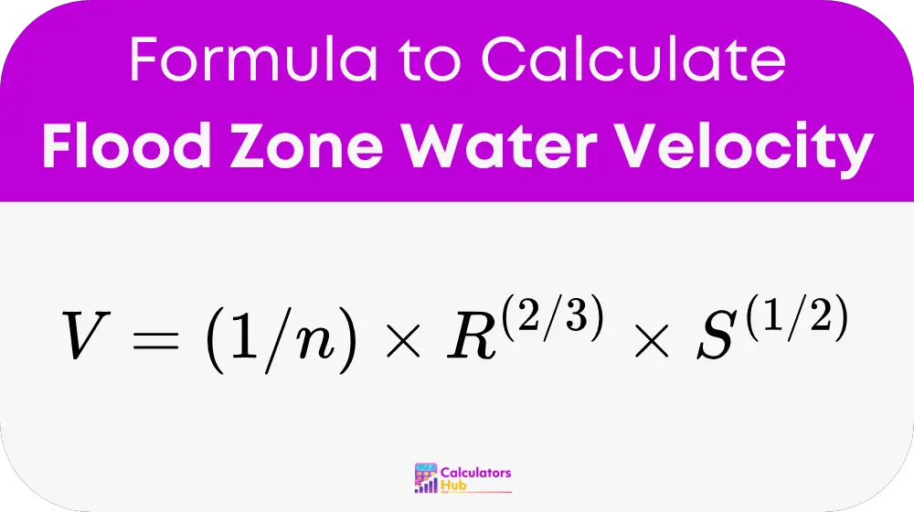 Flood Zone Water Velocity