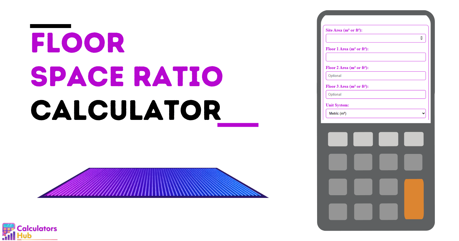 Floor Space Ratio Calculator