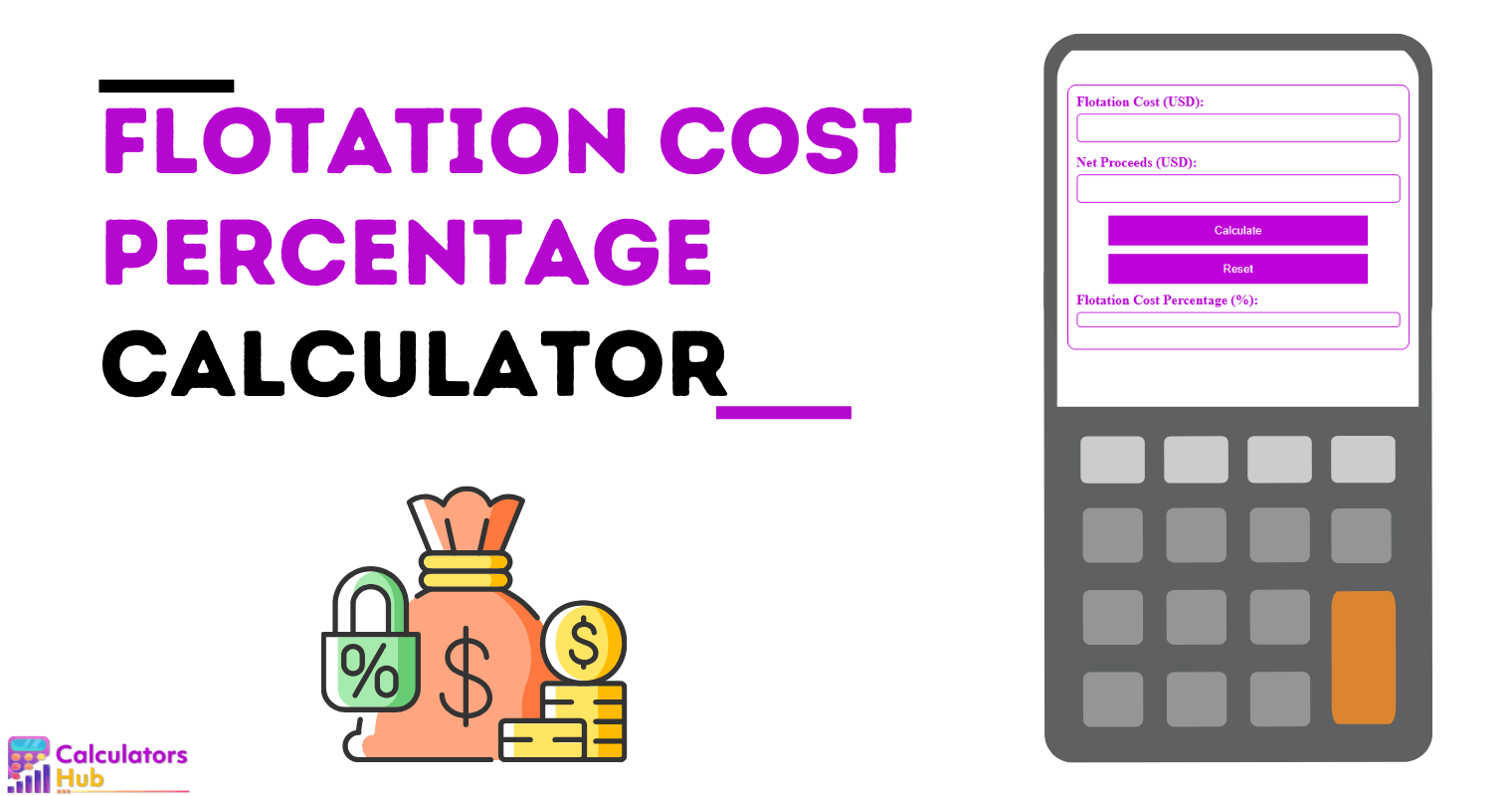 Flotation Cost Percentage Calculator