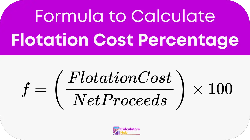 Flotation Cost Percentage