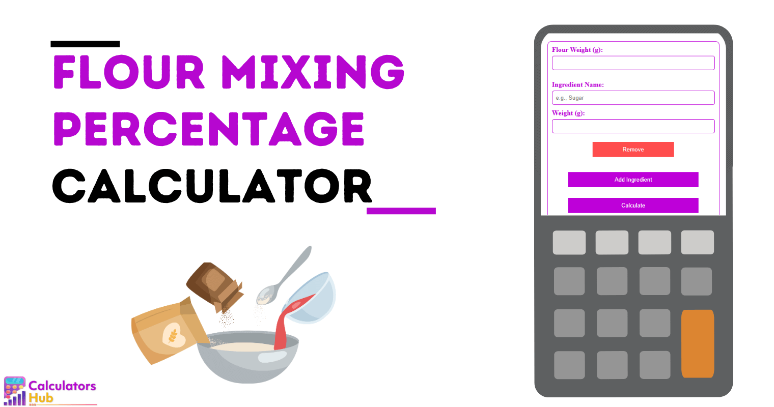 Calculator voor het percentage bloemmenging