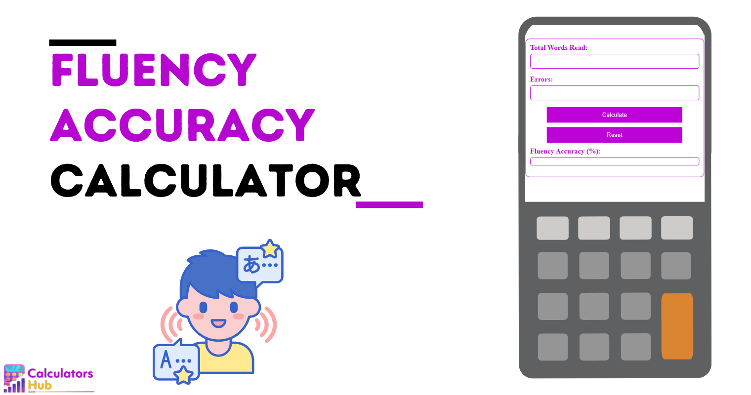 Fluency Accuracy Calculator