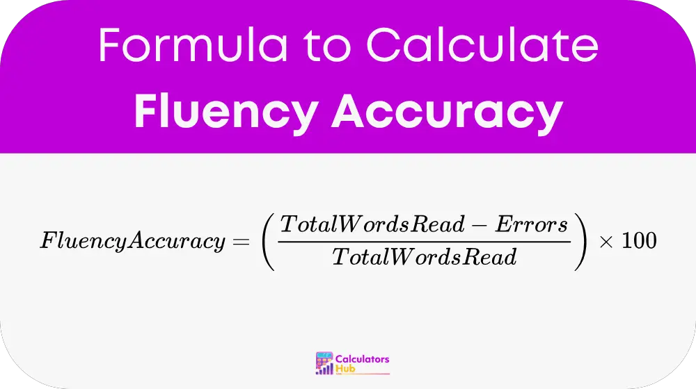 Fluency Accuracy