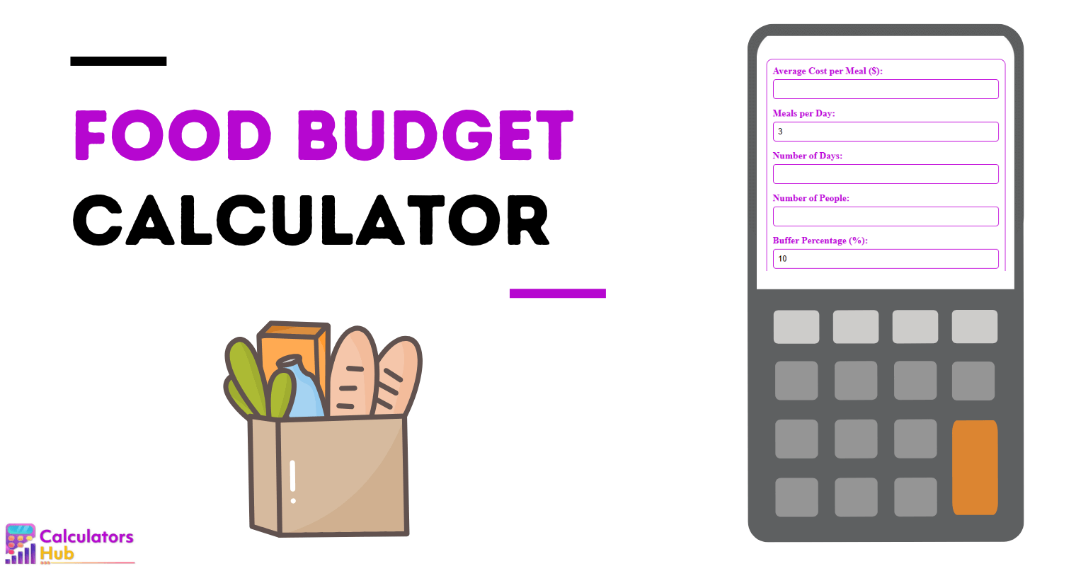 Calculadora de presupuesto alimentario