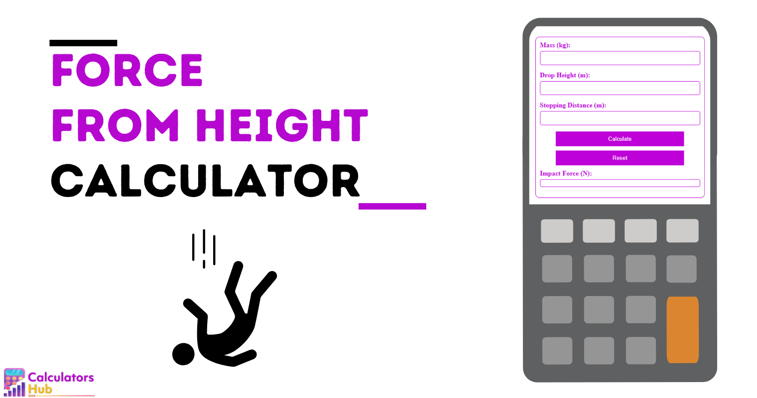 Force From Height Calculator