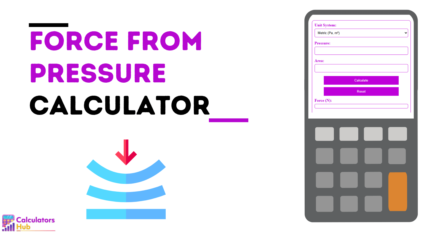 Force From Pressure Calculator