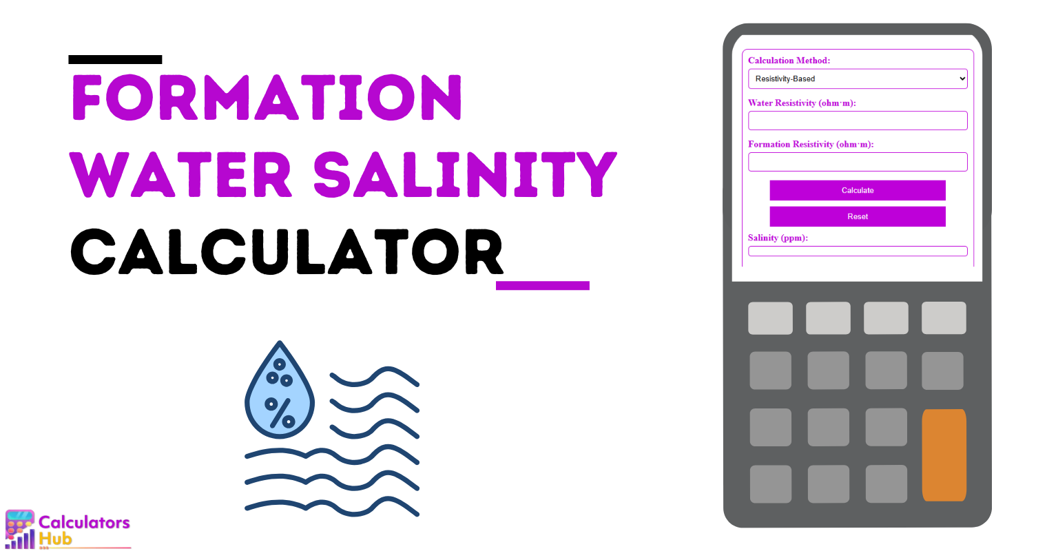 Formation Water Salinity Calculator