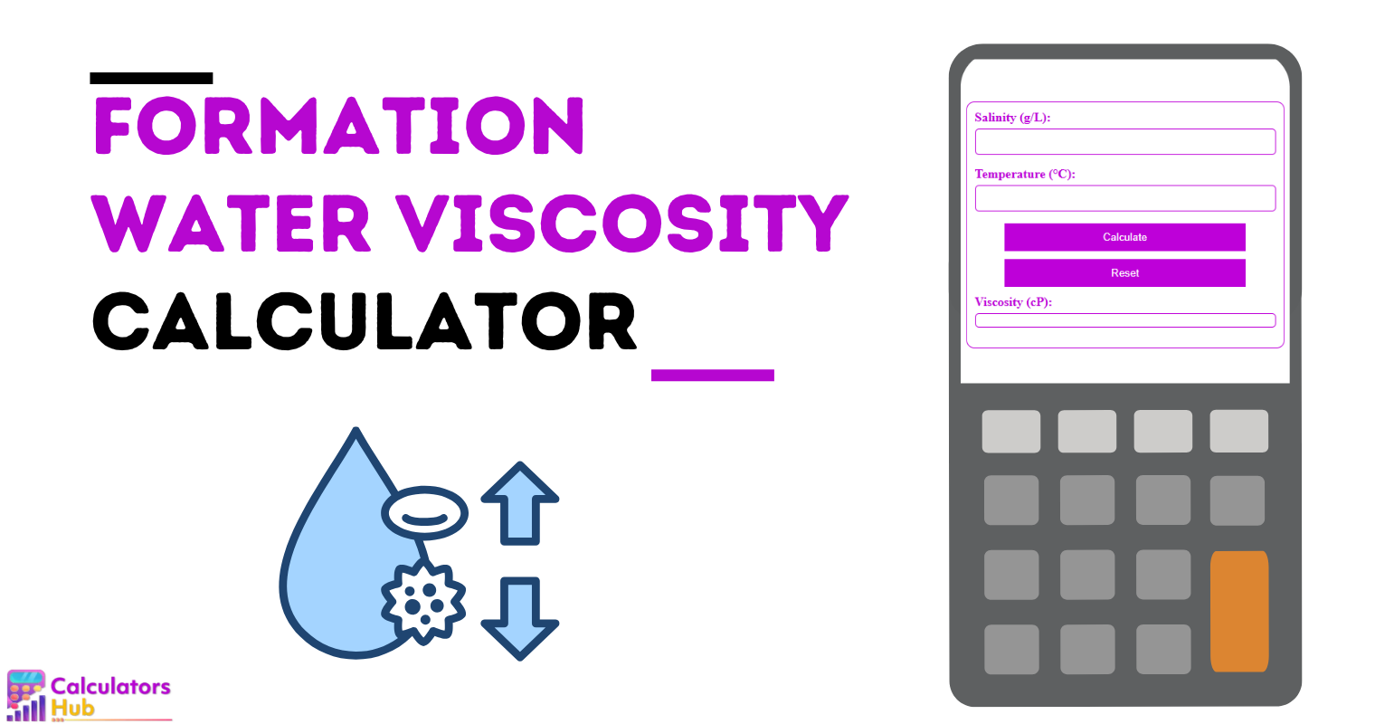 Formation Water Viscosity Calculator