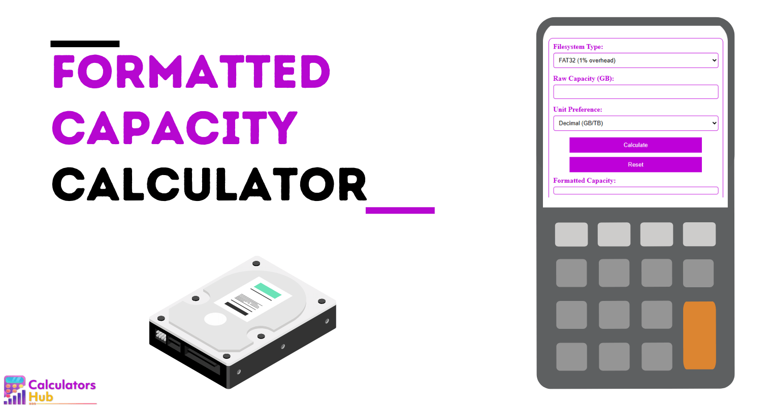 Formatted Capacity Calculator