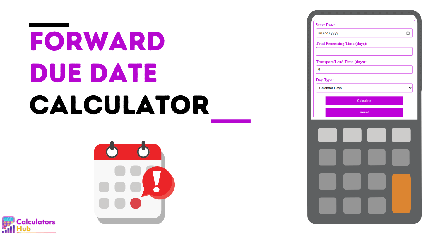 Forward Due Date Calculator