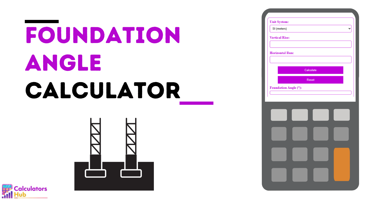 Foundation Angle Calculator