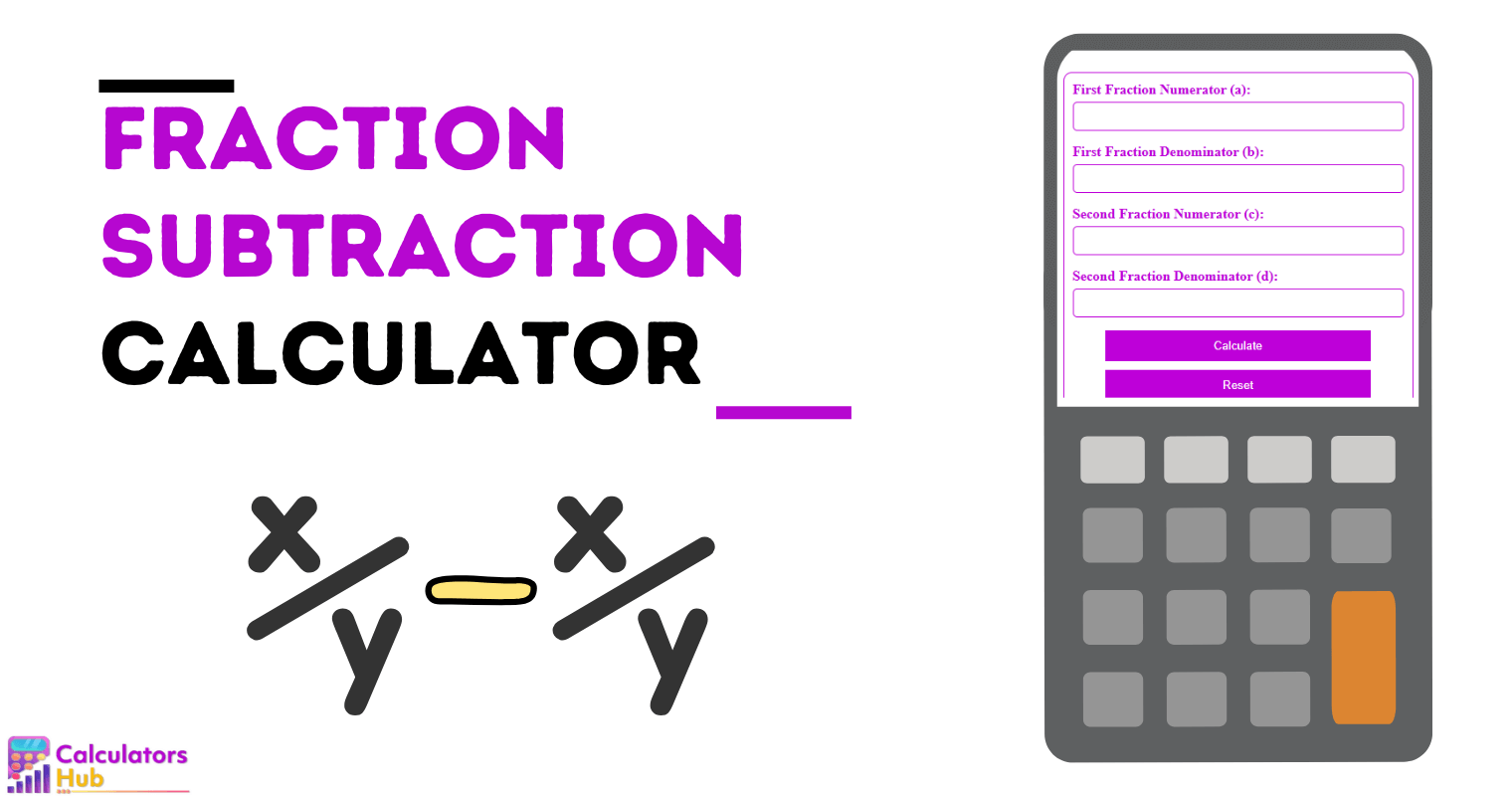 Fraction Subtraction Calculator