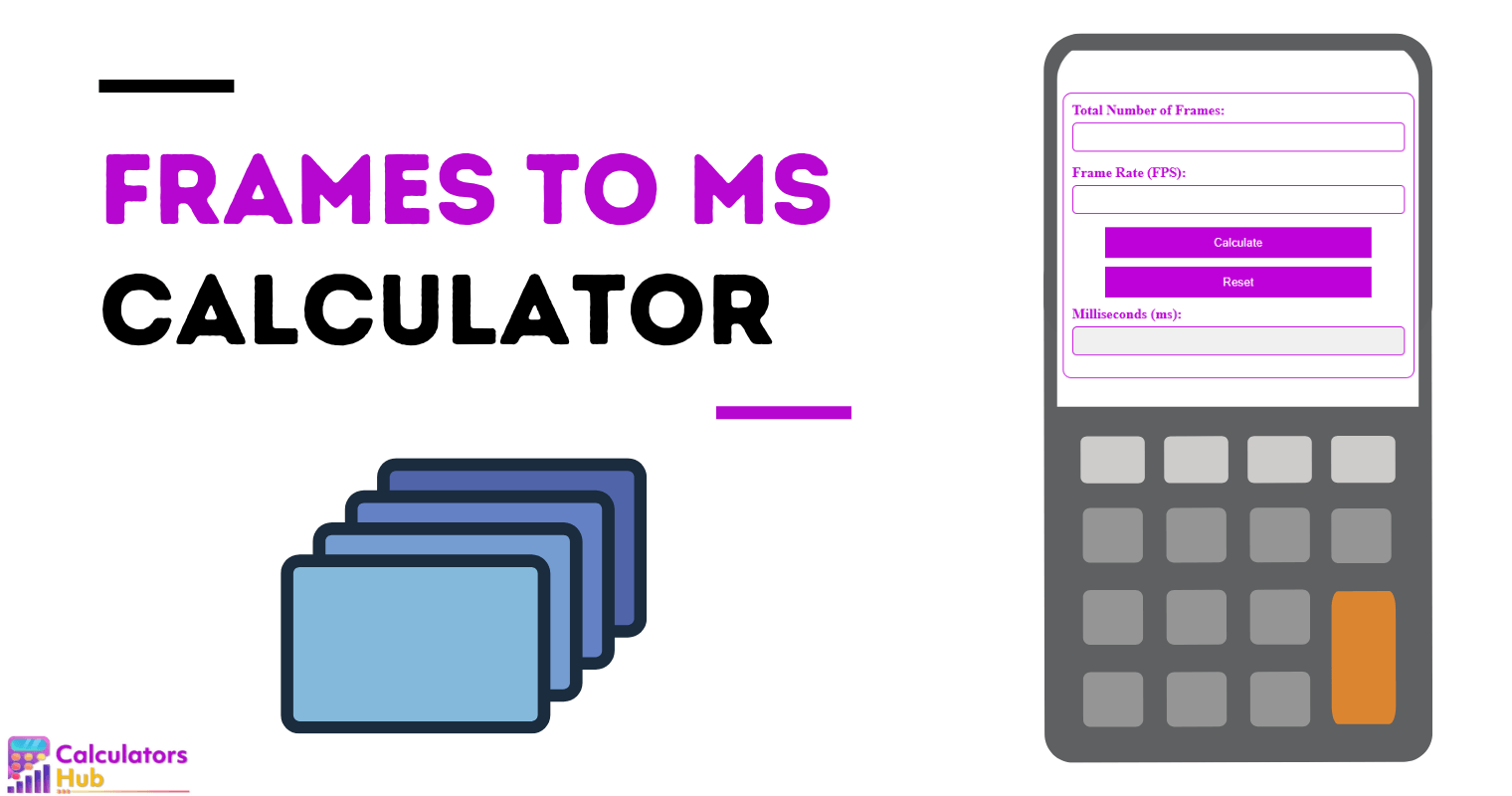 Calculadora de quadros para Ms