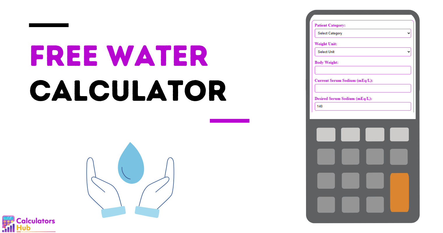 Free Water Calculator