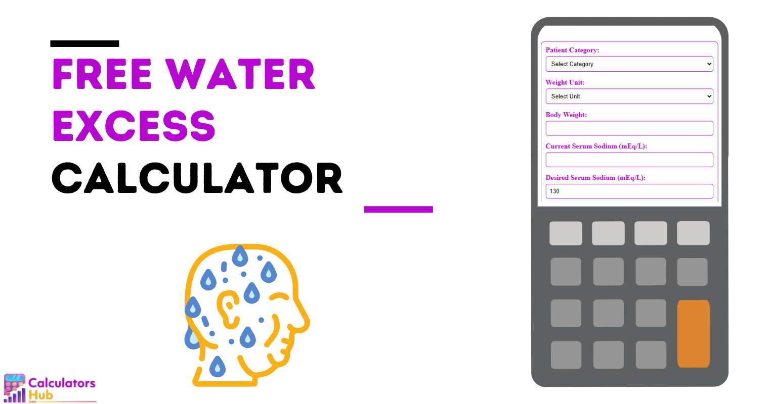 Free Water Excess Calculator