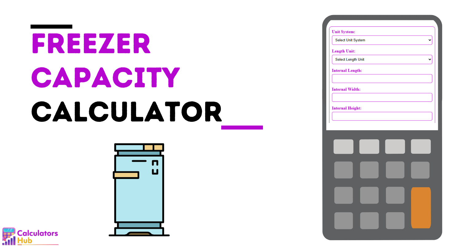 Freezer Capacity Calculator