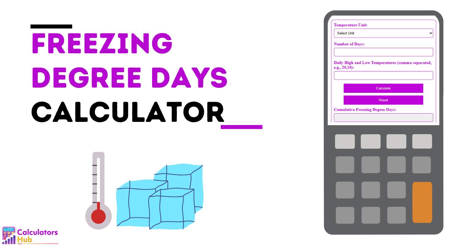 Freezing Degree Days Calculator