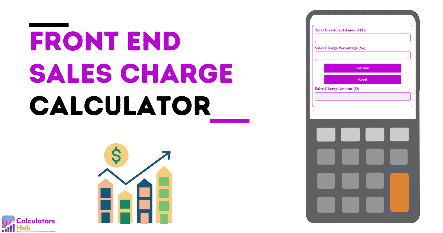 Calculadora de cargos por ventas iniciales