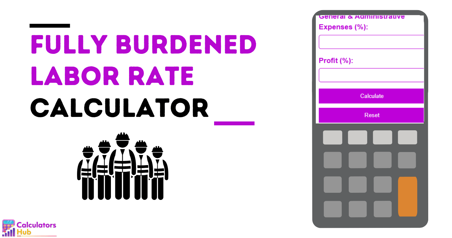 Fully Burdened Labor Rate Calculator