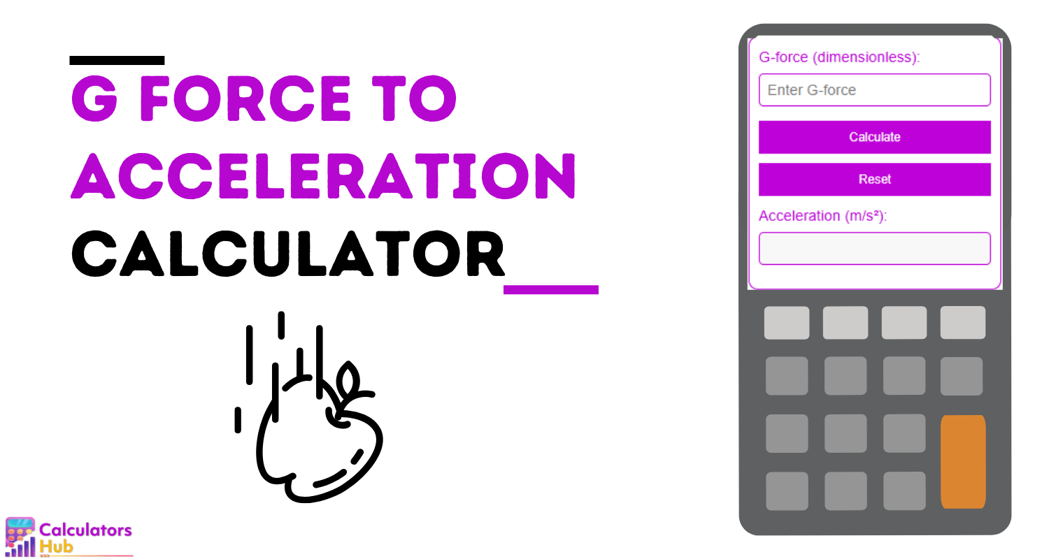 G Force To Acceleration Calculator