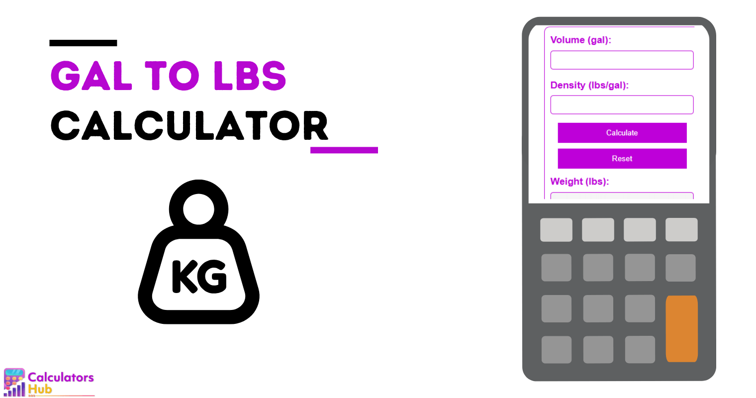 Gal To Lbs Calculator