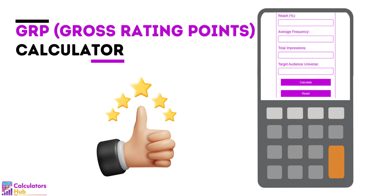 GRP (Gross Rating Points) Calculator