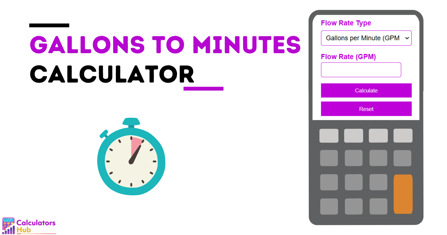 Gallons To Minutes Calculator