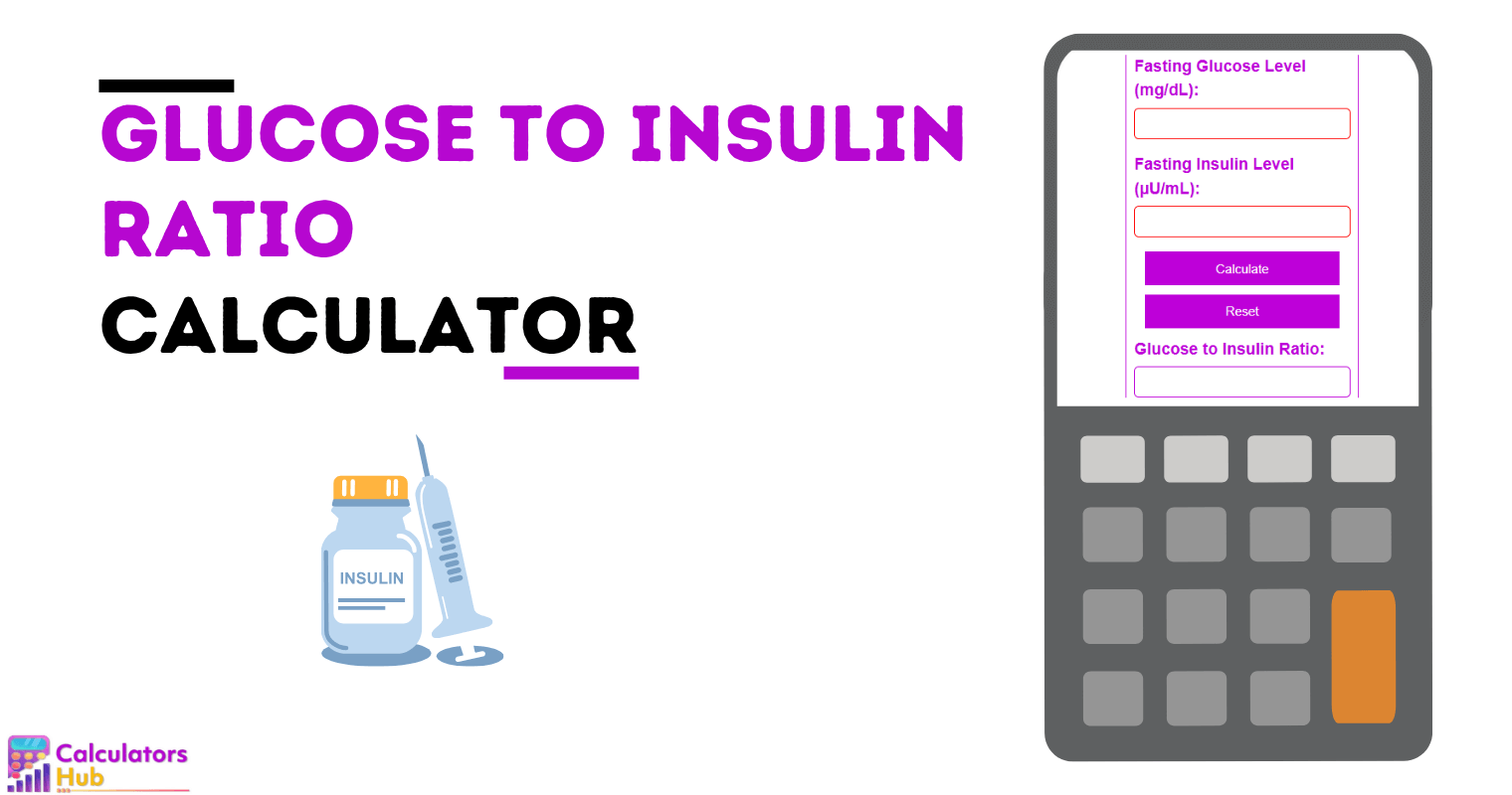 Glucose to Insulin Ratio Calculator