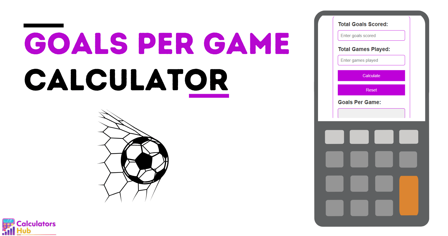 Goals Per Game Calculator