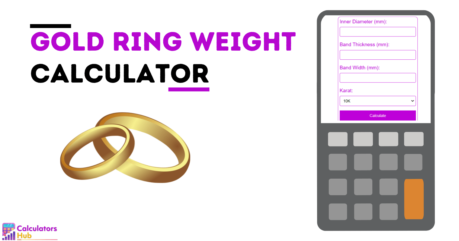 Gold Ring Weight Calculator