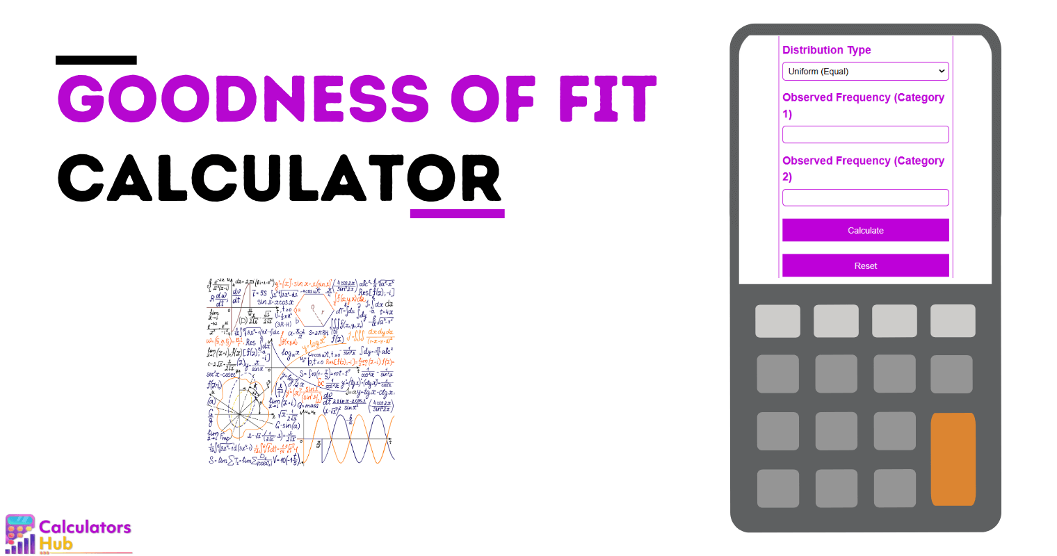Goodness Of Fit Calculator