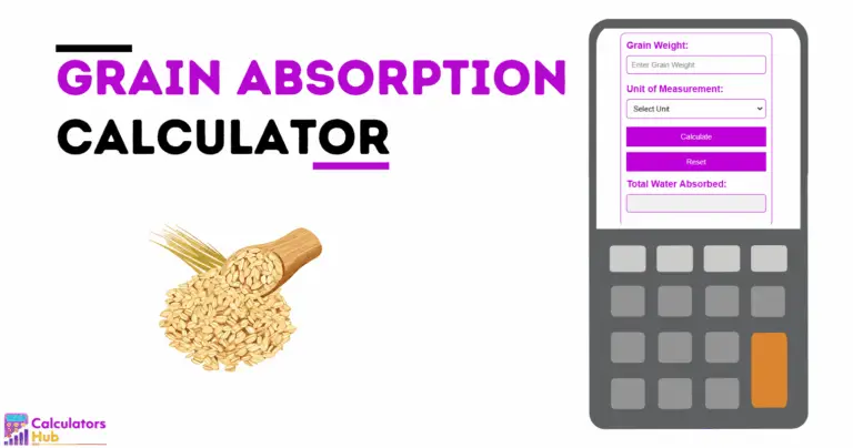 Grain Absorption Calculator