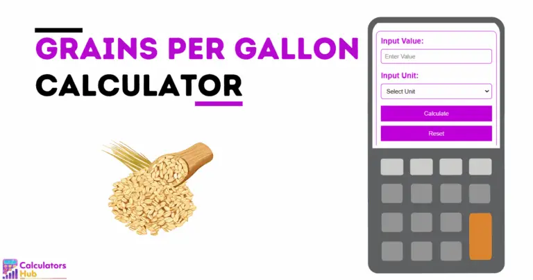 Grains Per Gallon Calculator