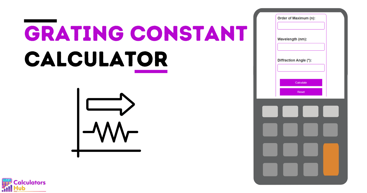 Grating Constant Calculator