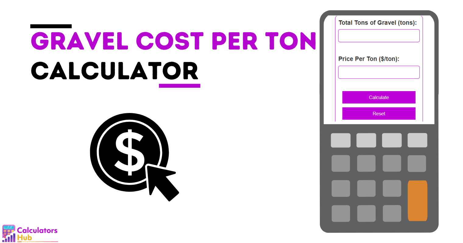 Gravel Cost Per Ton Calculator