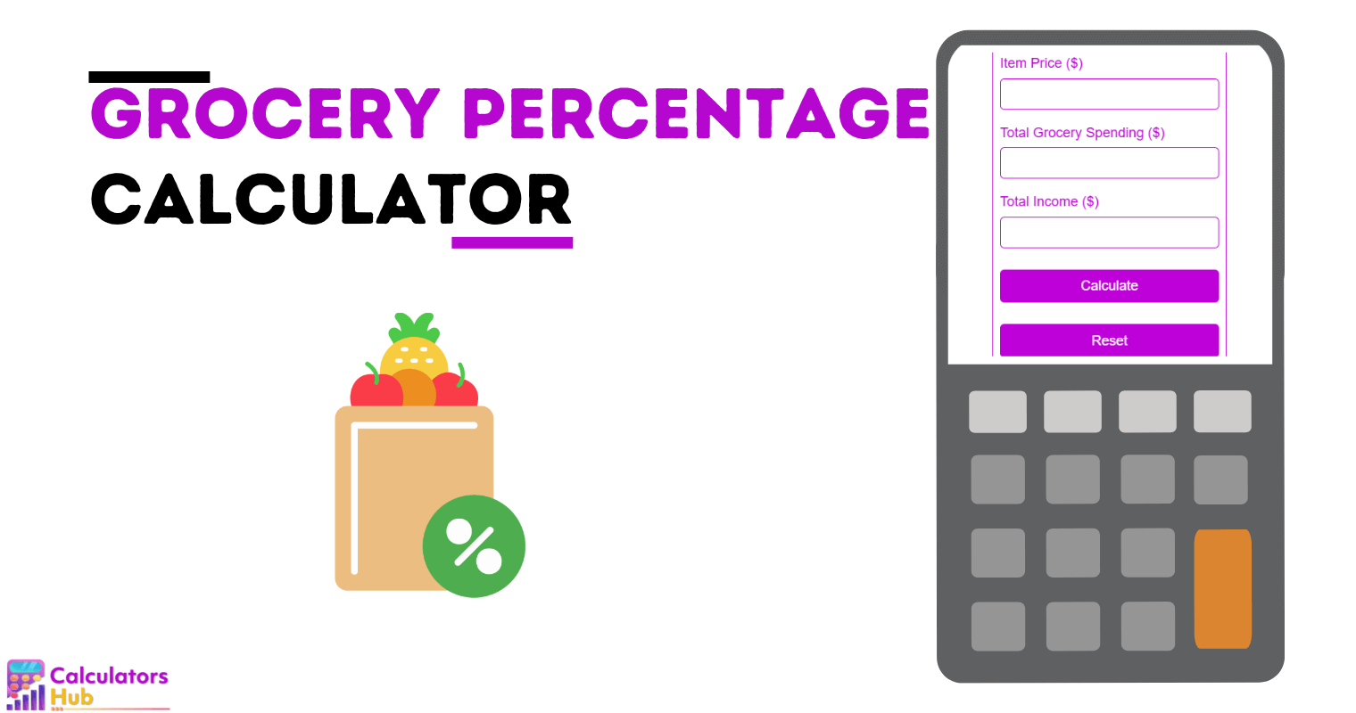 Grocery Percentage Calculator