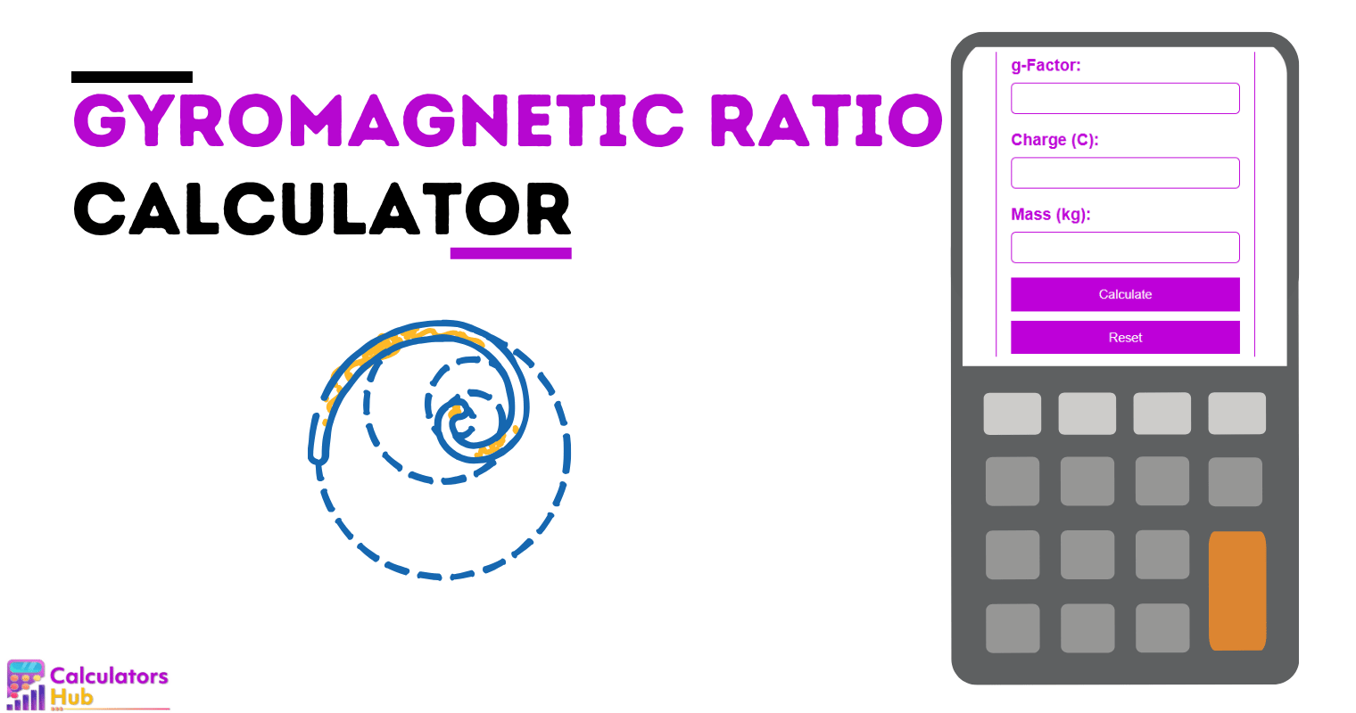 Gyromagnetic Ratio Calculator