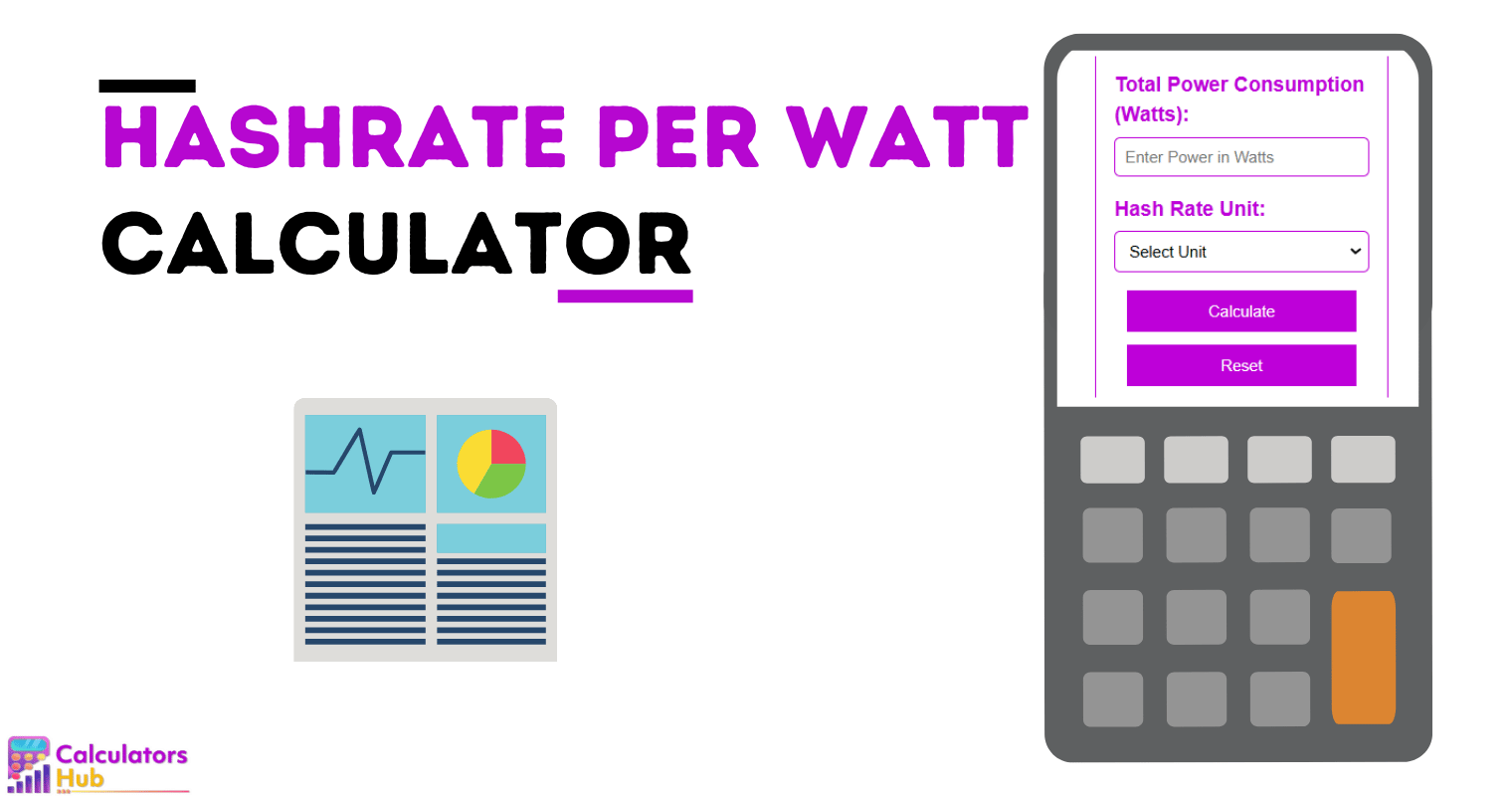 Hashrate Per Watt Calculator